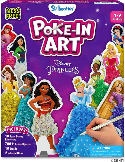 Skillmatics Poke-in Art - Princesas Disney, kit de manualidades de...