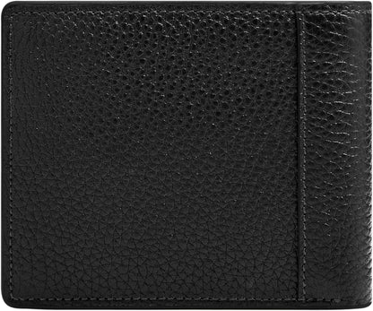 Fossil Huntington - Cartera de piel para hombre, con tapa y tapa pa...
