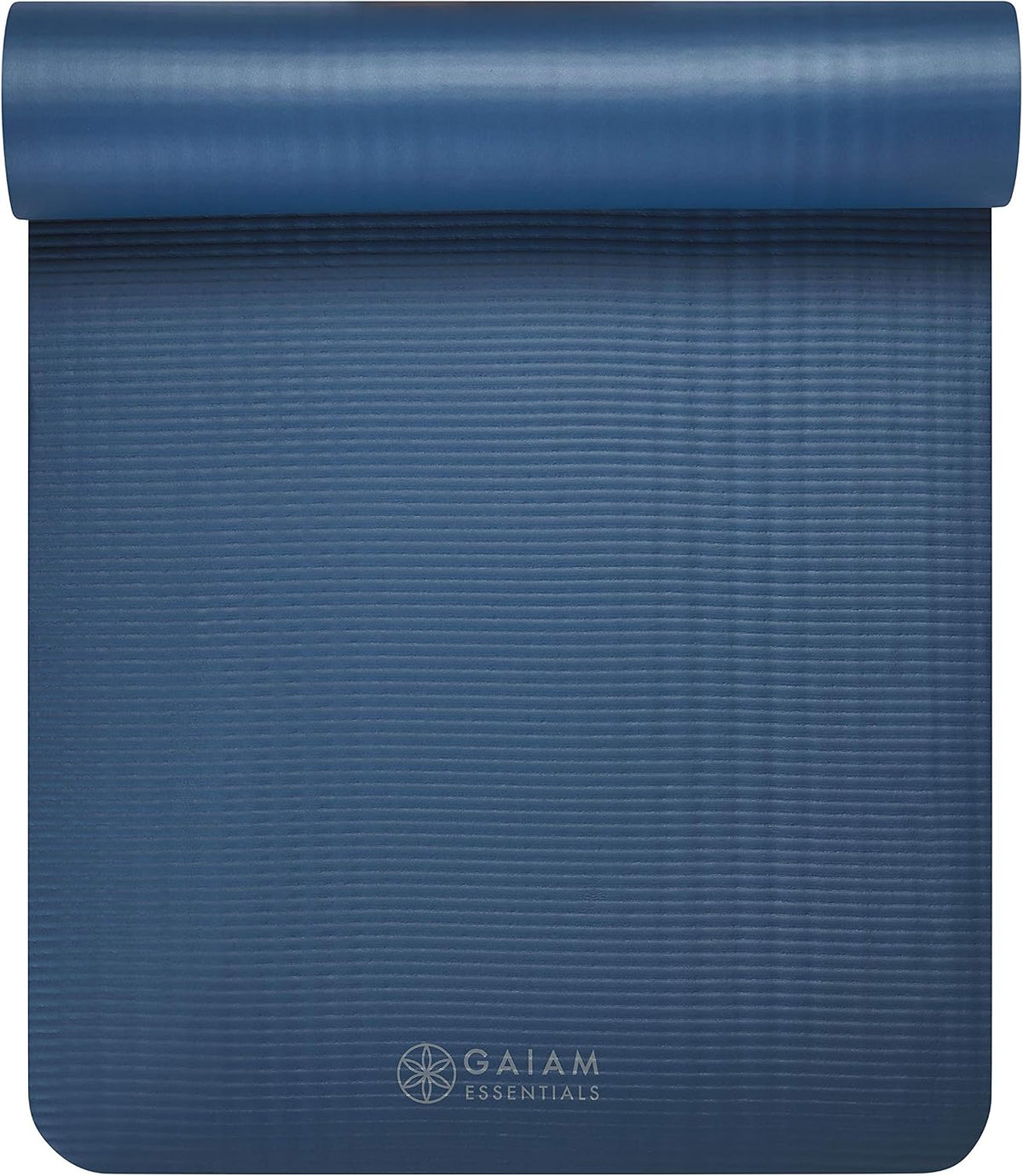 Gaiam Tapete de yoga grueso, esterilla de ejercicio y fitness con c...