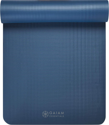 Gaiam Tapete de yoga grueso, esterilla de ejercicio y fitness con c...