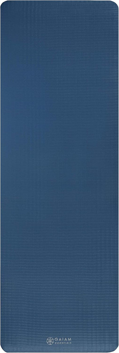 Gaiam Tapete de yoga grueso, esterilla de ejercicio y fitness con c...