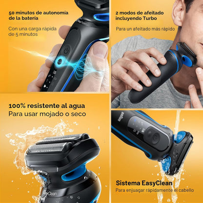 Braun Afeitadora eléctrica para hombres, Series 5 5120s, afeitado e...