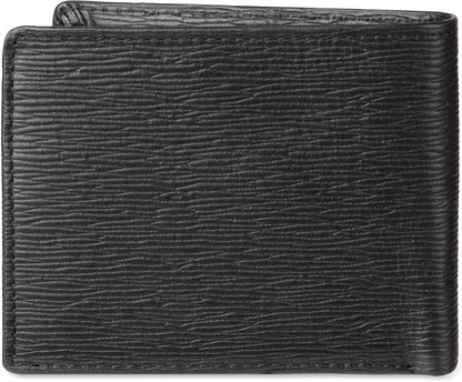 Calvin Klein Billetera plegable minimalista de piel RFID para hombr...