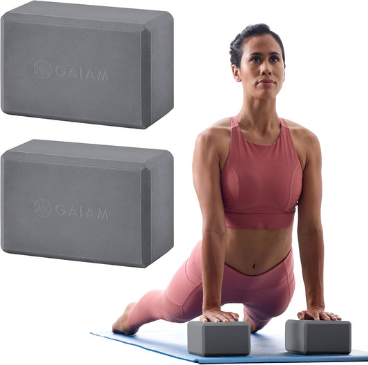 Gaiam Bloque de yoga \u2013 Espuma EVA sin látex \u2013 Superficie...