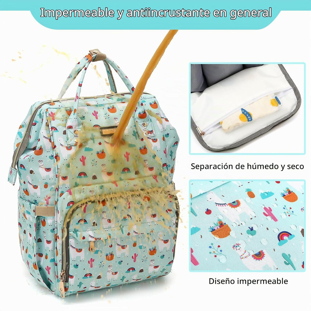 GAIVP Mochila para pañales, bolsas de pañales para bebés, niñas y n...