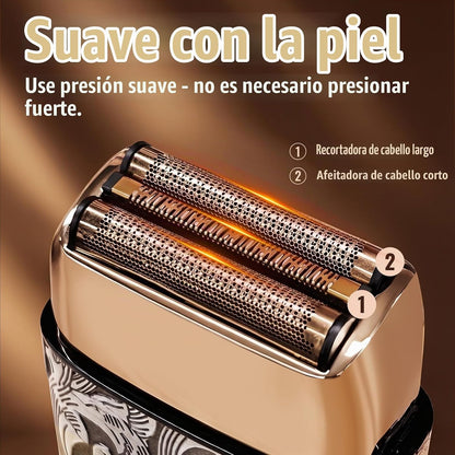 Ufree Juego de afeitadora y cortadora de pelo para barba, maquinill...
