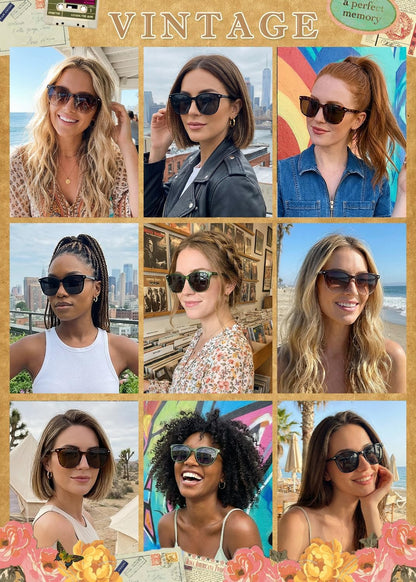 FIMILU 2 paquetes de gafas de sol para mujer, lentes polarizadas co...