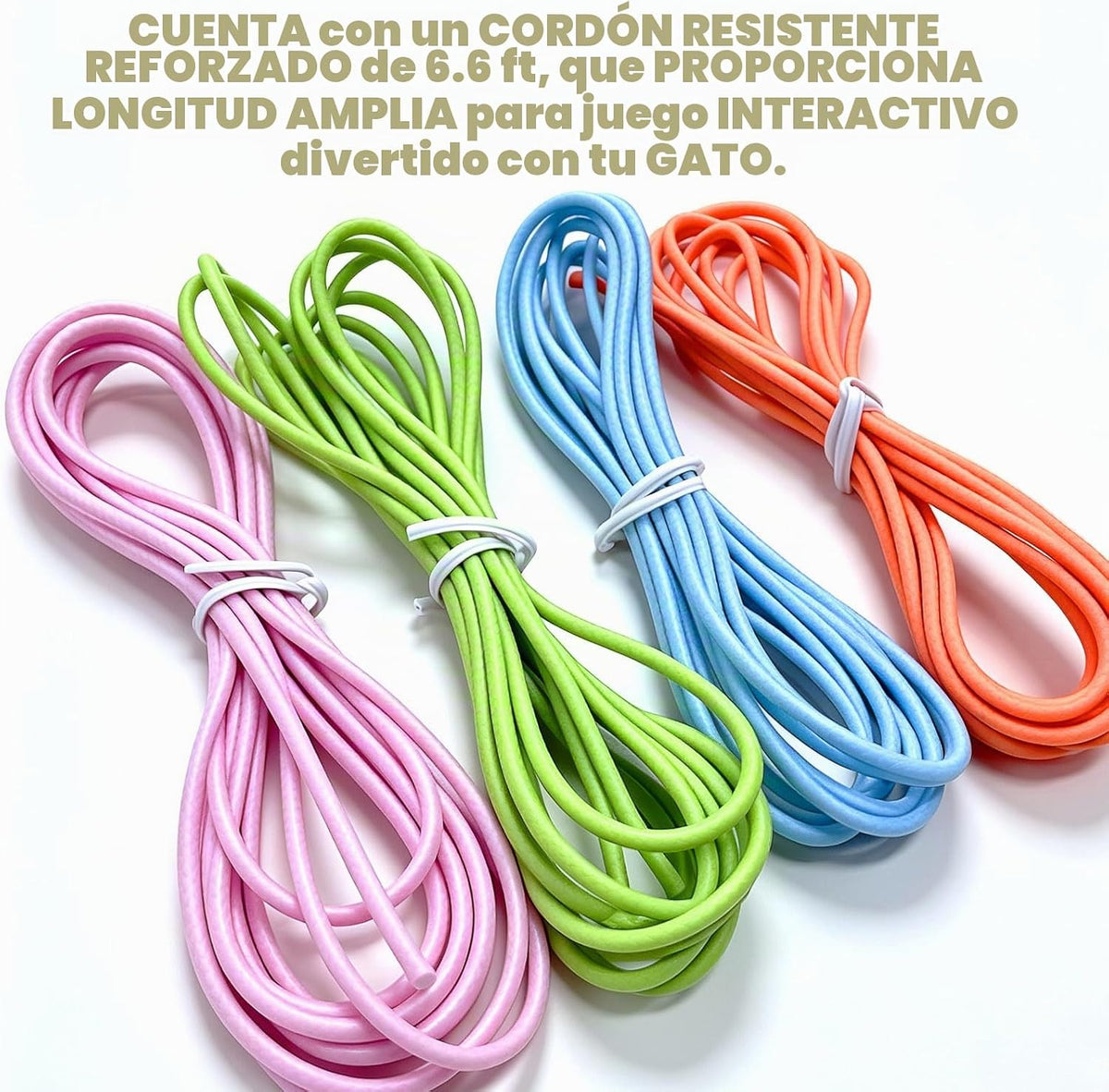 HAPPYCODE Gato interactivo juguete puerta colgante gatito juguetes...