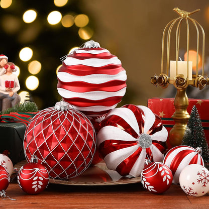 Alupssuc Bolas de Navidad grandes de 6 pulgadas\/5.906 in, 4 unidad...