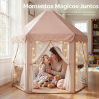 Monobeach Tienda de campaña de princesa para niñas: casa de juegos...