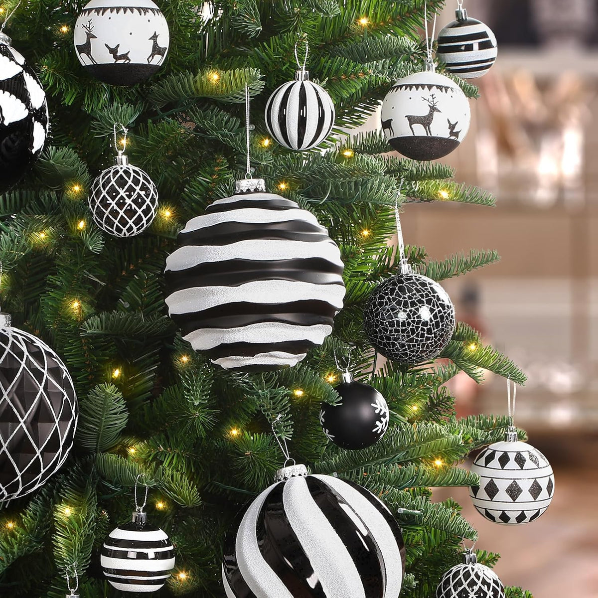 Alupssuc Bolas de Navidad grandes de 6 pulgadas\/5.906 in, 4 unidad...