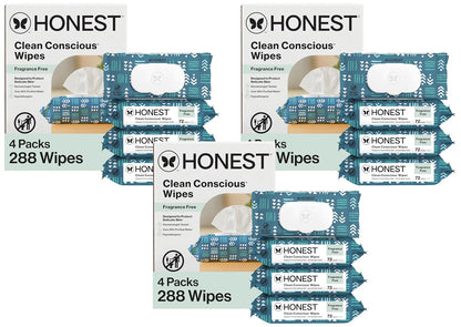 The Honest Company Toallitas hipoalergénicas multiusos para piel se...