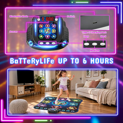 Surelect Alfombra de baile | Sistema de control de luz fluida mejor...