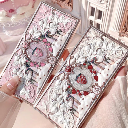Flower Knows - Paleta de maquillaje de cupido de fresa con brocha p...