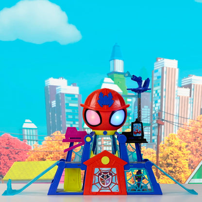 Marvel Spidey y sus increíbles amigos Rescue-Webs Web-Quarters Play...