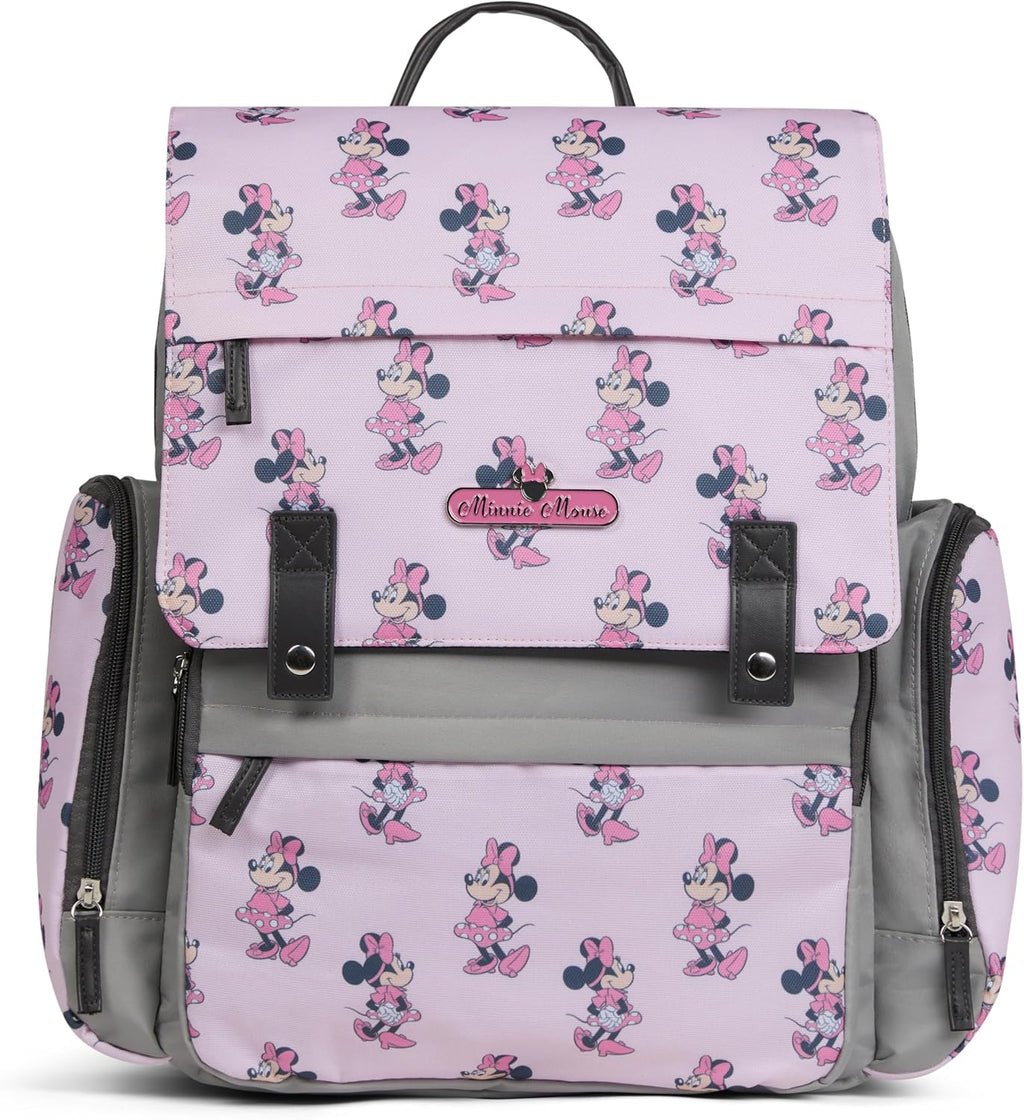 Disney Mochila para pañales con cambiador Minnie Mouse \u2013 Bolsa...