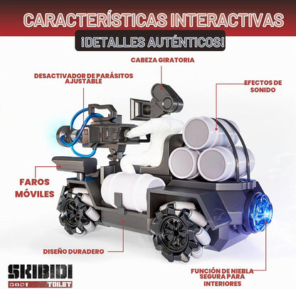Force1 Juguete de Inodoro Skibidi con Licencia Oficial Figura de Ca...