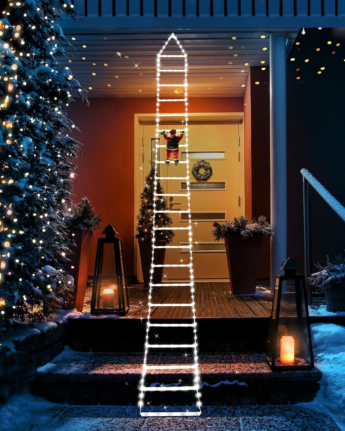 Toodour Luces LED de Navidad – Luces decorativas de Navidad de 11.5...