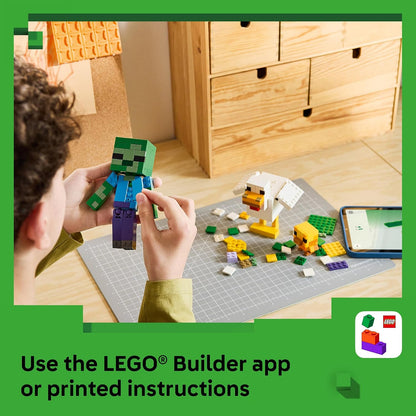 LEGO Minecraft Pollo Jockey 21582 | Juguetes de construcción para n...