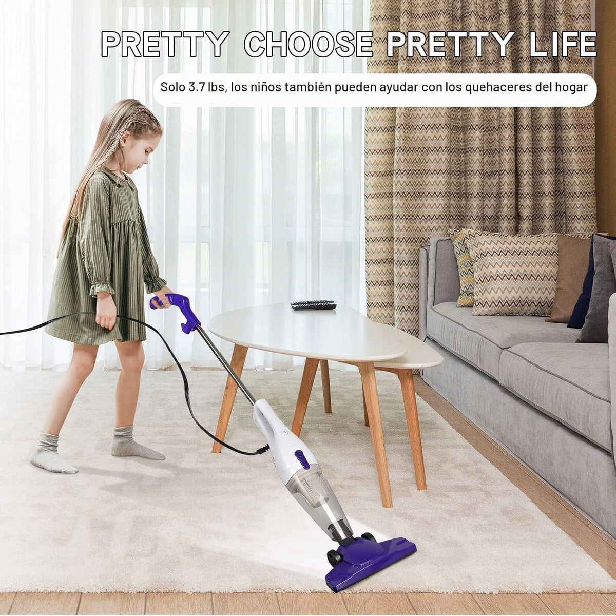 Intercleaner - Aspiradora con cable, 15 KPa de potente succión con...