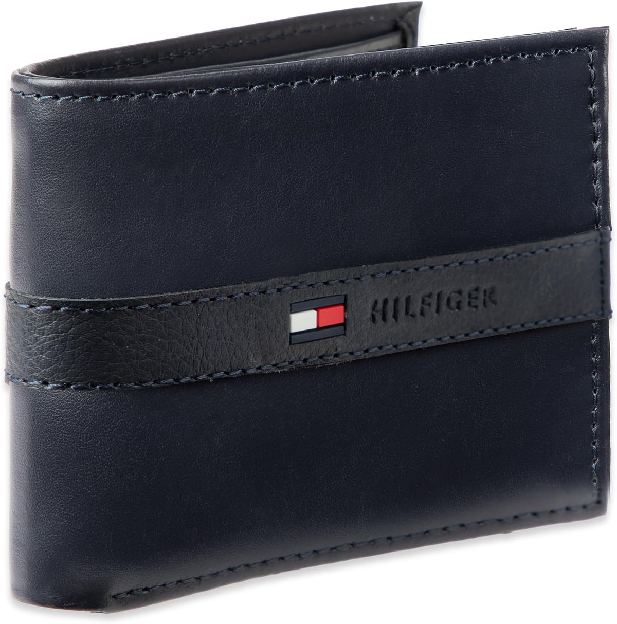 Tommy Hilfiger Cartera Passcase para hombre con ventana de identifi...