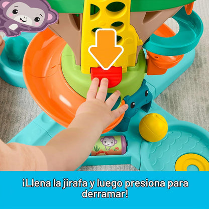 Fisher-Price Juguete de actividad musical de árbol de la selva sent...