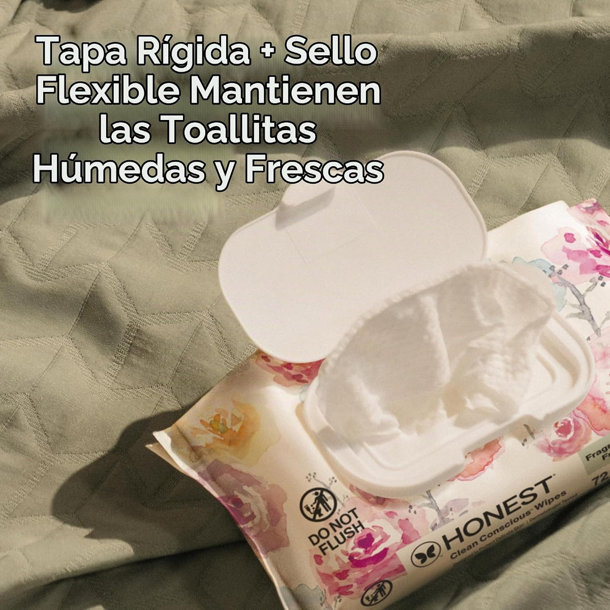 The Honest Company - Toallitas limpiadoras para bebé con 99% de agu...