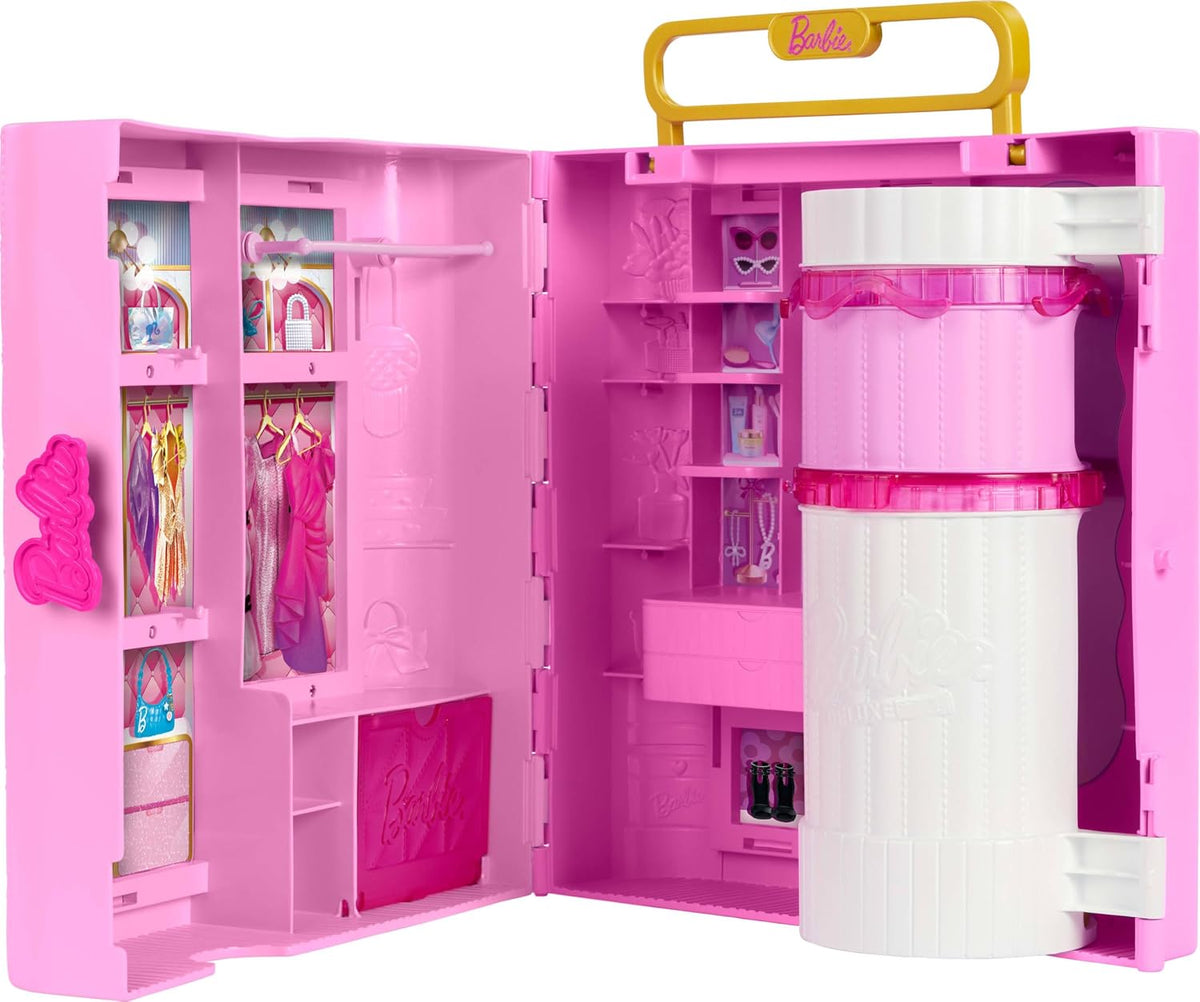 Barbie Spin &amp; Style - Juego de armario y vestidor, nuevo para 2...