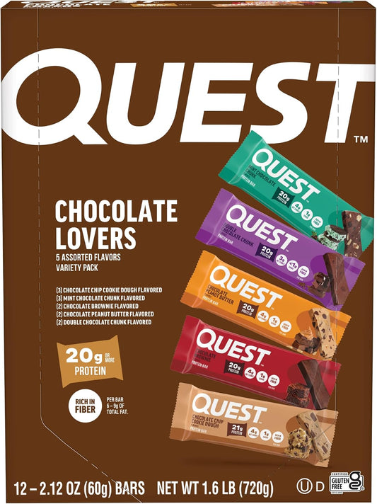 Quest Nutrition - Paquete variado de amantes del chocolate, alto en...