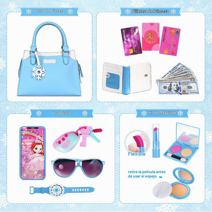 Bolso de juego Shemira para niñas pequeñas, juguetes de princesa de...