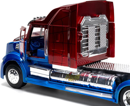 Jada Spider-Man Western Star 5700 XE Big Rig - Vehículo fundido a p...