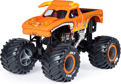 Monster Jam Oficial - El Toro Loco Monster Truck, vehículo fundido...