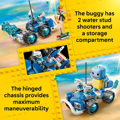 LEGO Pokémon SMART Play: Aventura en buggy del entrenador con Squir...