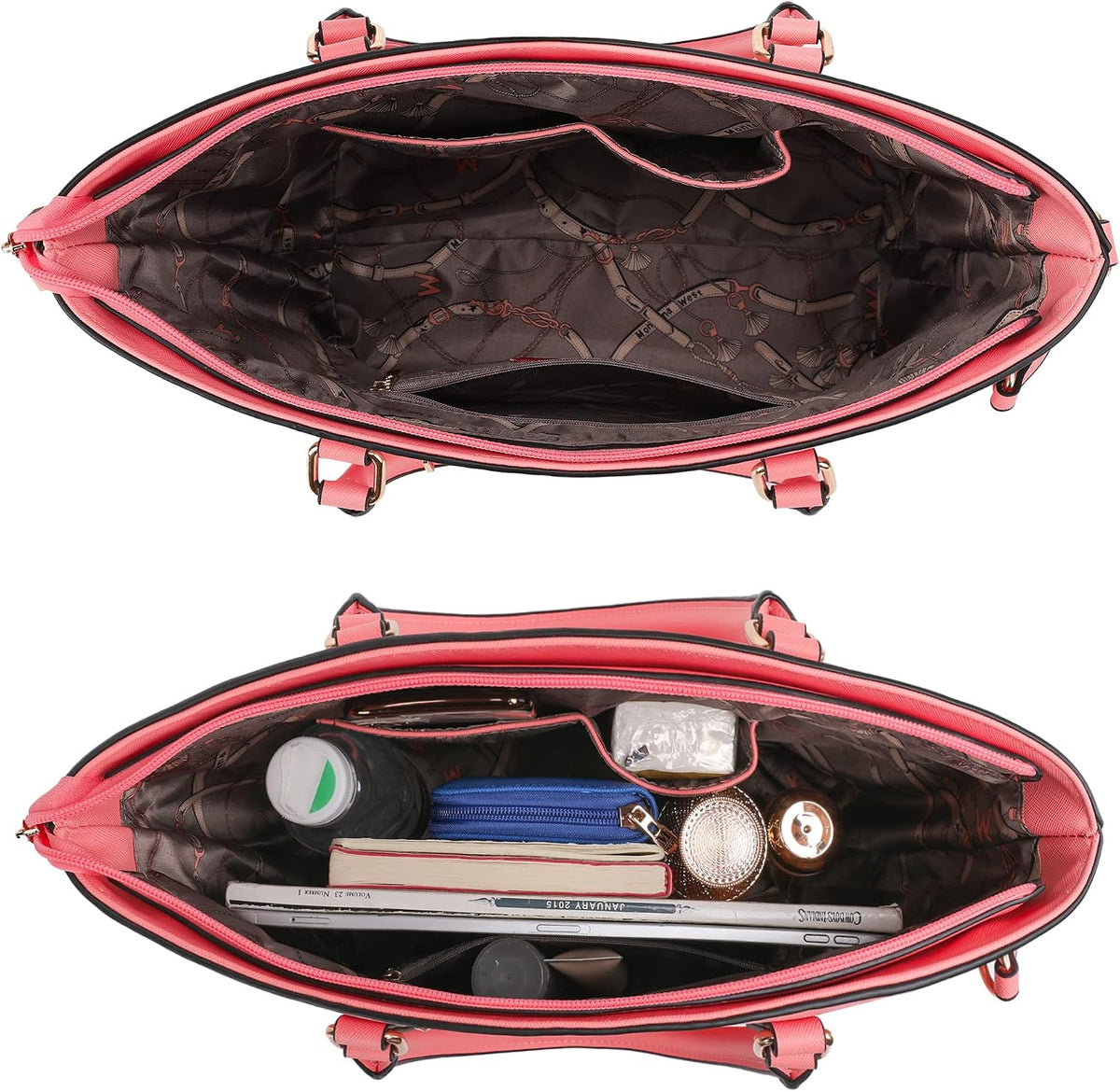 Montana West - Juego de 3 piezas de bolsos para mujer: bolso de man...