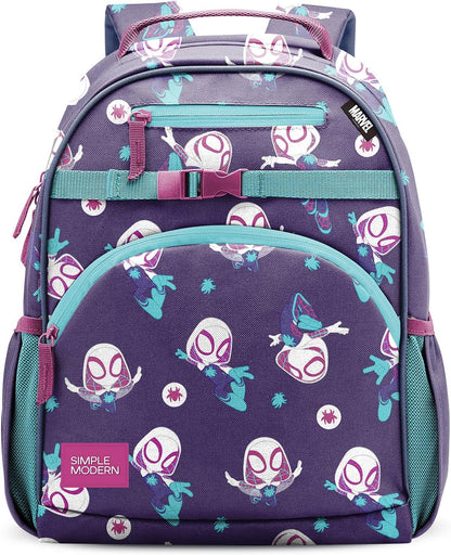 Simple Modern Marvel Spidey Kids Mochila para escuela, niñas, niños...