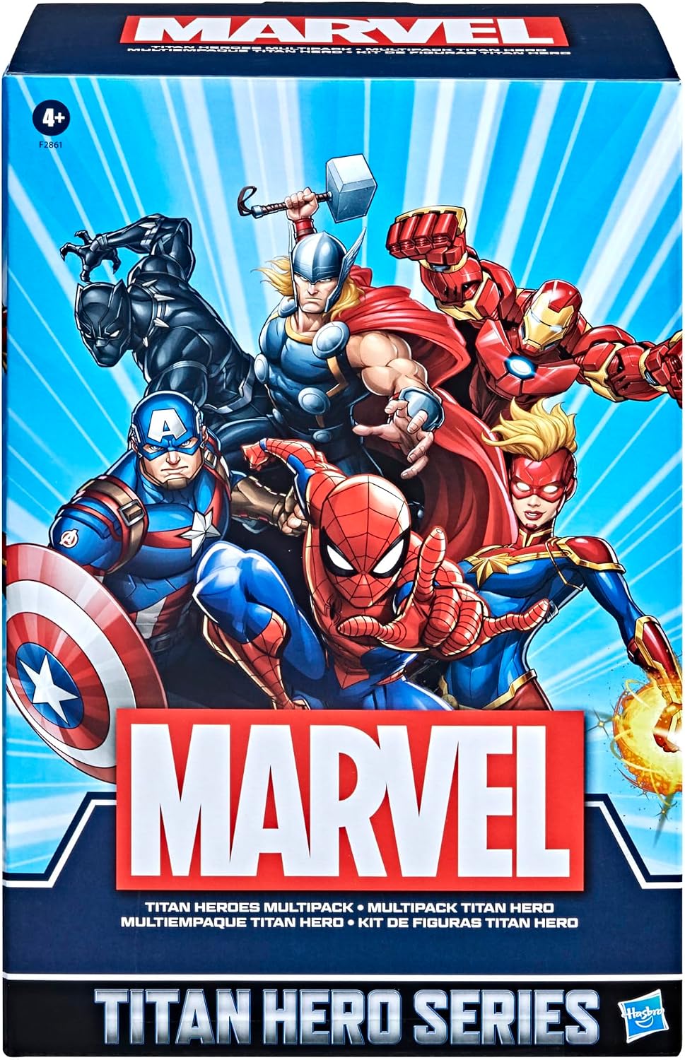 Marvel Titan Hero Series - Figura de acción multipaquete, 6 figuras...