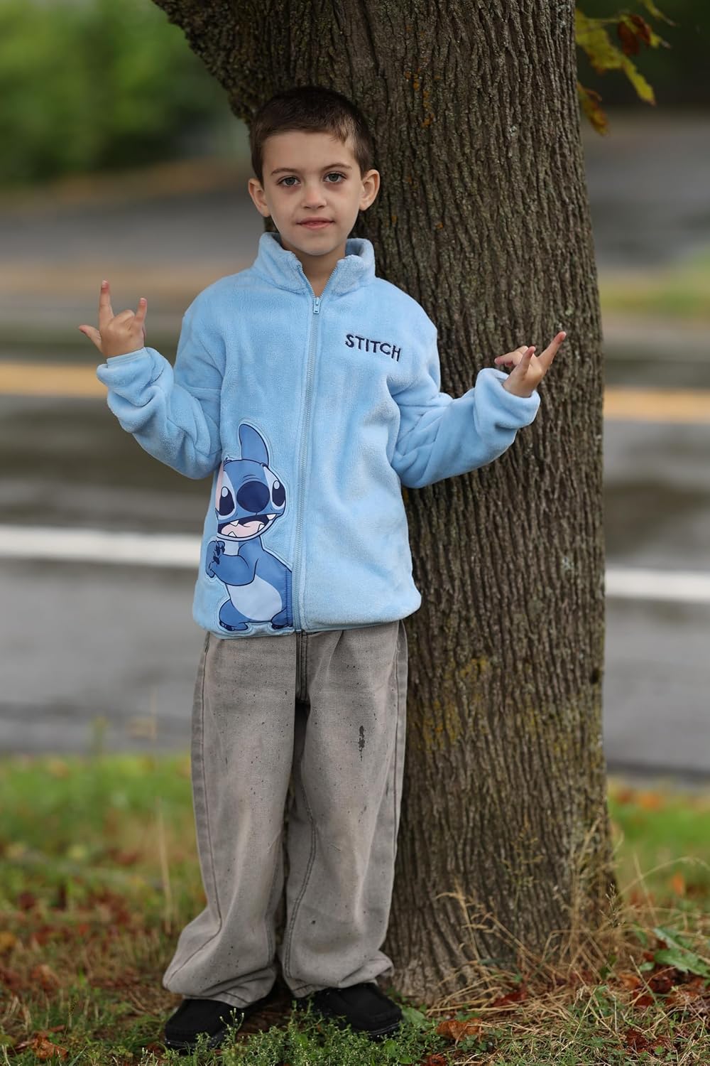 Disney Stitch Frozen Elsa Minnie Mickey - Chaqueta de forro polar p...