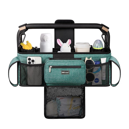 TOPDesign Organizador universal para cochecito de bebé, organizador...