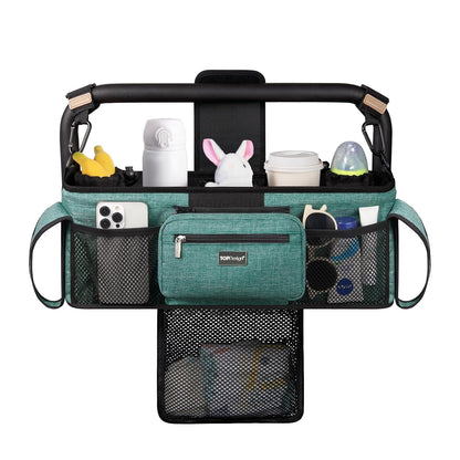 TOPDesign Organizador universal para cochecito de bebé, carrito de...