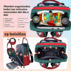 Dikaslon Mochila para pañales con cambiador portátil, artículos ese...