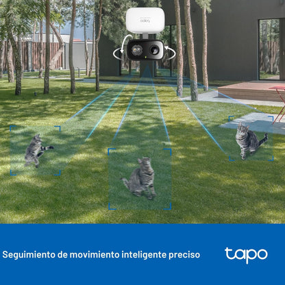 Cámara de seguridad con cable Tapo 2K para interiores/exteriores pa...