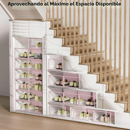 Foluck Caja de almacenamiento de zapatos, paquete de 15 organizador...