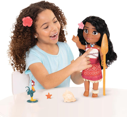 Disney Moana 2 My Singing Friend Moana Doll &amp; Heihei Figure Pla...