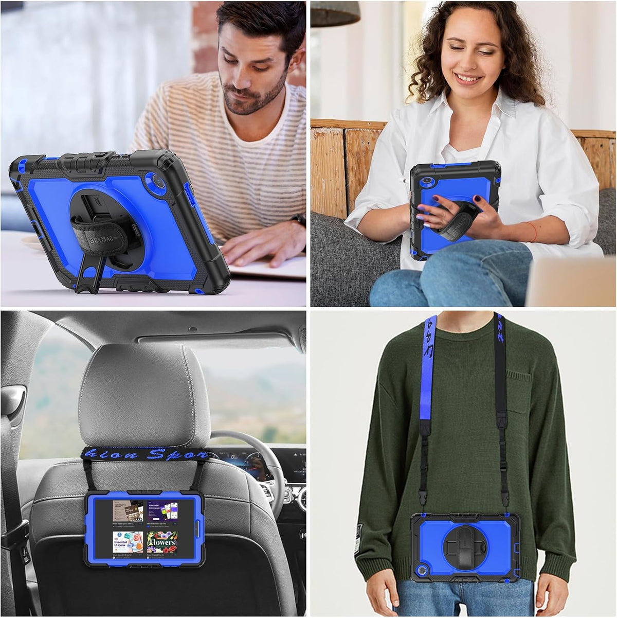 SEYMAC stock Funda para tablet Lenovo Tab One \/ K9 (TB305FU) 8.7 p...