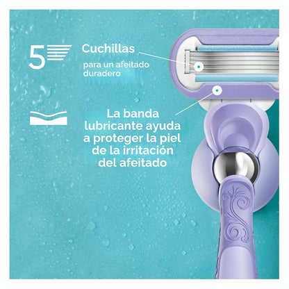 Gillette Venus Extra Smooth Swirl - Repuestos para cuchilla de afei...