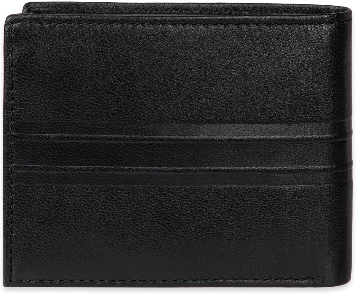 Tommy Hilfiger Cartera Passcase para hombre con ventana de identifi...