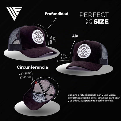 Urban Effort Trucker Hat para hombre – Gorra de béisbol con parte t...