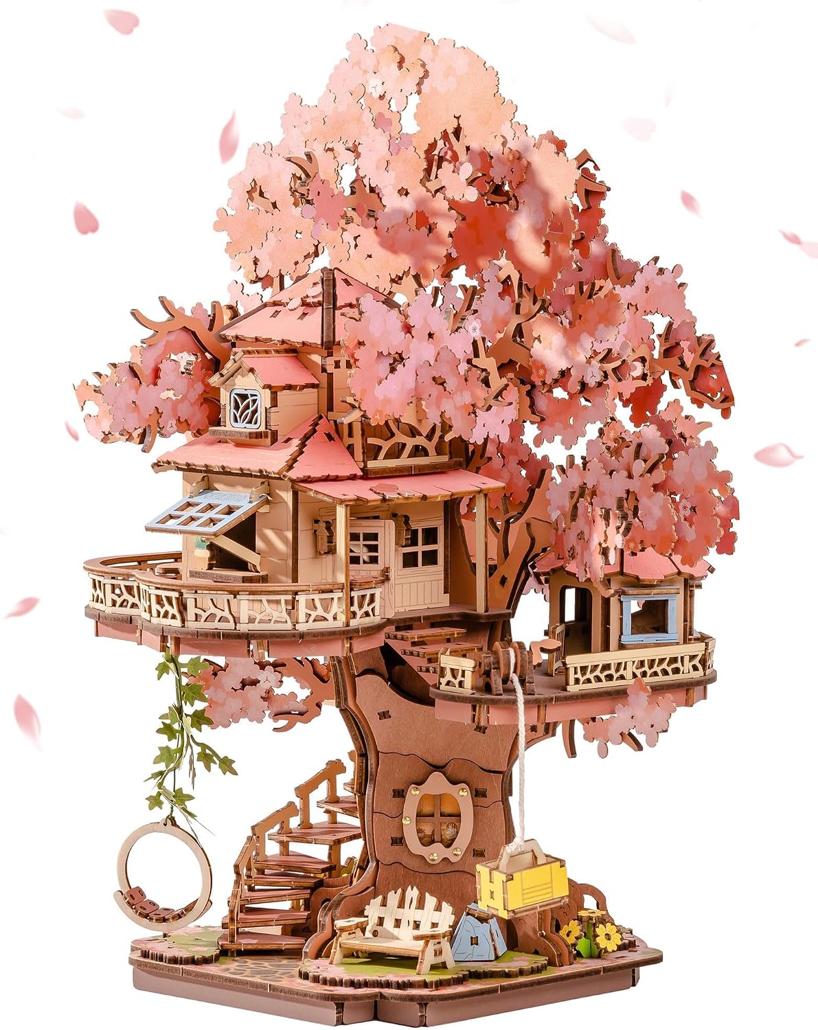 Rolife DIY Kits de Casa en Miniatura Sakura Tree House 12" Rompecab...