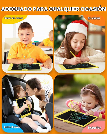 Bravokids - Tablet de escritura LCD para niñas y niños de 3 a 8 año...