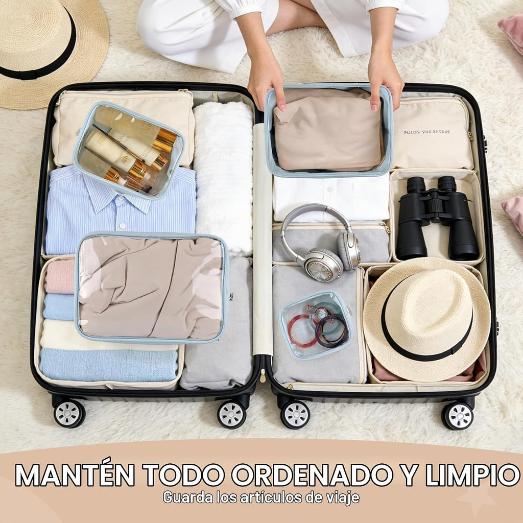 4 bolsas de pañales de varios tamaños, Azul, Minimalista